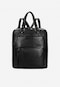 Czarna skórzana torba plecak 2w1 80360-51