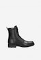 Černé pánské kotníkové boty z kvalitní kůže 24084-51