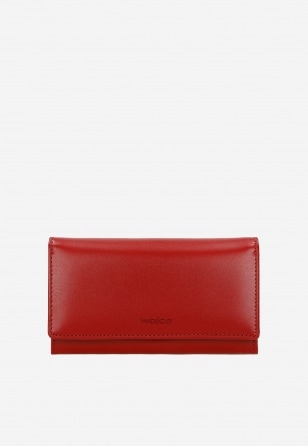 Stelesnenie elegancie alebo červená dámska peňaženka veľká