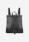 Elegantní černý dámský batoh z kvalitní hladké kůže 80266-51