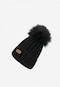 Teplá dámska čiapka na zimu čiernej farby R96007-81
