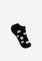 Štýlové dámske ponožky Wojas v čierno-bielej kombinácii 97082-81