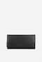 Duży skórzany portfel damski w kolorze czarnym 91089-51