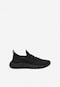 Czarne materiałowe sneakersy RELAKS na żłobionej podeszwie R10113-11