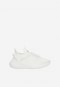 Białe monochromatyczne sneakersy RELAKS z materiału R46166-88