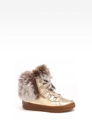 Trzewiki ocieplane BARTEK 4393-1PX, dla dziewcząt, złoty 4393-1PX