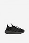 RELAKS czarne sneakersy siateczkowe na czarnej podeszwie R46166-80
