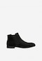 Black nubuck Chelsea boots for men 20041-21