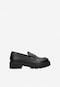 Black leather penny loafers 46311-51