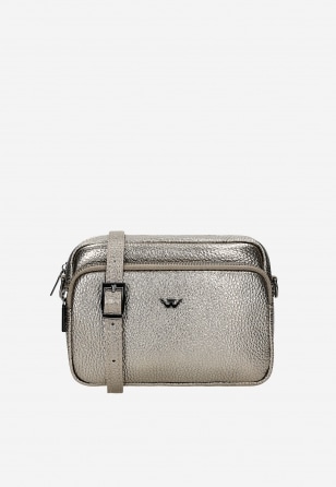 Malá zlatá kabelka crossbody