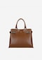 Light brown satchel 80403-52