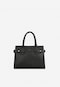 Black satchel-style handbag 80405-51