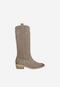 Women's ankle boots in dark beige 55255-64