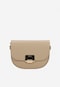 Women's beige semi-circle handbag 80313-54