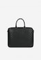 Large branded leather bag with laptop compartment 80059-51