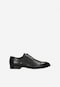 Elegantné kožené poltopánky s ozdobným šitím 10223-51