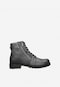 Ghete tip worker culoare argintiu-inchis 64076-59