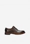 Elegantní hnědé pánské kožené polobotky 10226-53