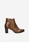Light brown heeled ankle boots 55291-53