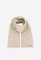 RELAKS light beige scarf with viscose and golden thread R96030-84