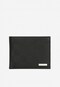 Men's black wallet with a subtle pattern 91090-51