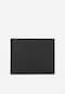 Black horizontal men's leather wallet 91032-81