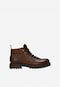 Men's brown leather work boots 24108-72