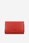 Red full-grain leather wallet 91036-45