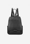 Rucsac negru cu elemente metalice damă 80264-71