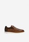 Men's brown shoes with navy details 10211-72