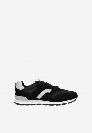 Czarne sportowe sneakersy RELAKS R34202-89