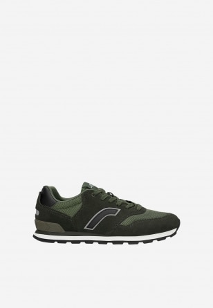 Sneakersy RELAKS w kolorze ciemna zieleń R34202-87