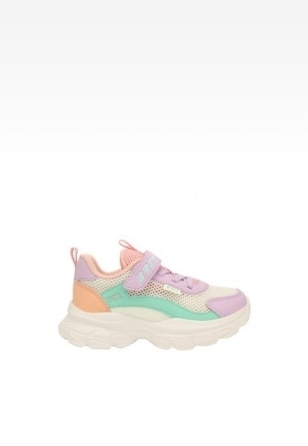 Kolorowe sneakersy dla dziewczynki na masywnej podeszwie BARTEK 87008-16 87008-16