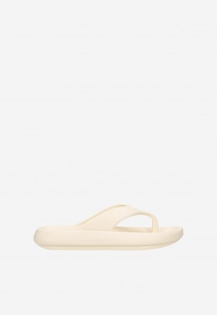 Beżowe piankowe japonki RELAKS R74030-19