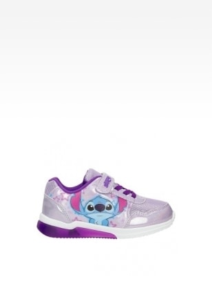 Fioletowe sneakersy dziewczęce Stitch ze świecącą podeszwą BARTEK 87009-16 87009-16