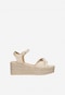 Sandale ortopedice bej din piele 76170-54