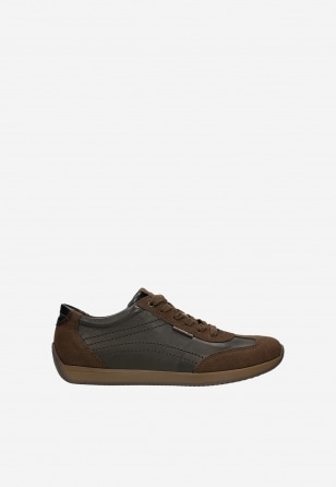 Ciemnobrązowe sneakersy męskie 10269-52