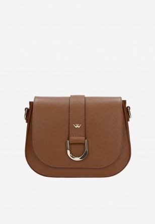 Mała skórzana torebka saddle bag 80385-53