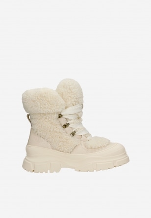 Śniegowce RELAKS z puchatym kożuchem R55143-89