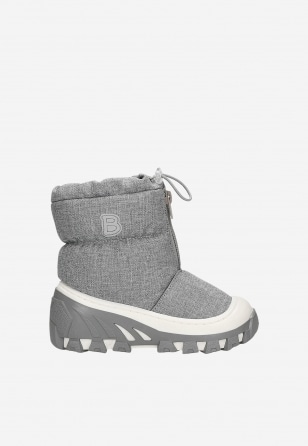 Szare śniegowce BARTEK ocieplane naturalną wełną 14624002 14624002