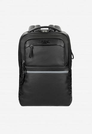 Duży czarny plecak męski RELAKS R90008-51