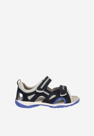 Granatowe sandały dla chłopca z niebieskimi wstawkami BARTEK 84414-66 84414-66