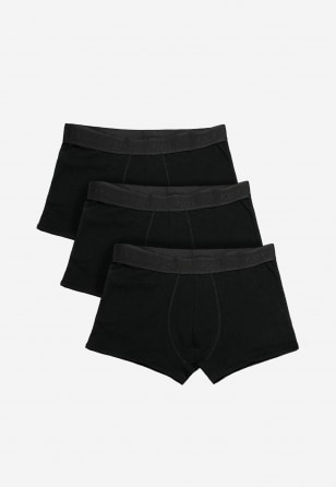 Czarne bawełniane bokserki męskie RELAKS R96700-41