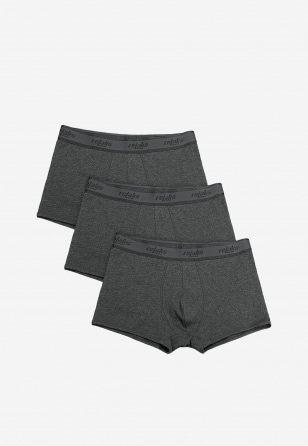 Graue Herren-Boxershorts RELAKS R96700-40