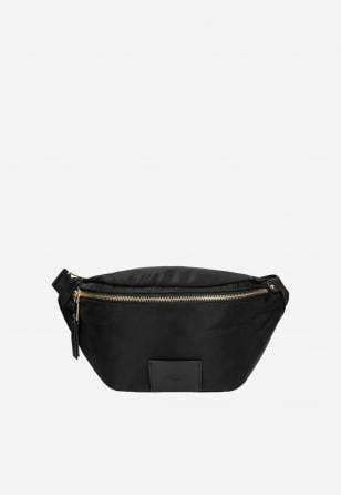 Czarna nylonowa nerka damska RELAKS R80304-11