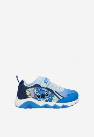 Niebieskie sneakersy Stitch ze świecącą podeszwą BARTEK 87040-46 87040-46