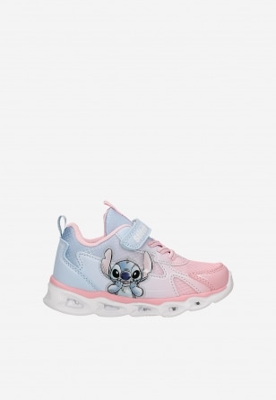 Niebiesko-różowe sneakersy Stitch ze świecącą podeszwą BARTEK 87038-15 87038-15