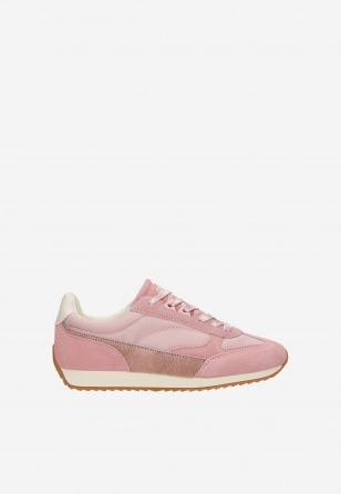 Różowe sneakersy damskie RELAKS R46187-15