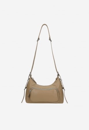 Mała beżowa torebka crossbody bag 80463-54