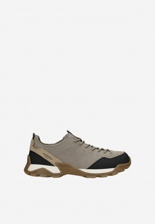 Beżowe sneakersy RELAKS Micropolytex R34212-44